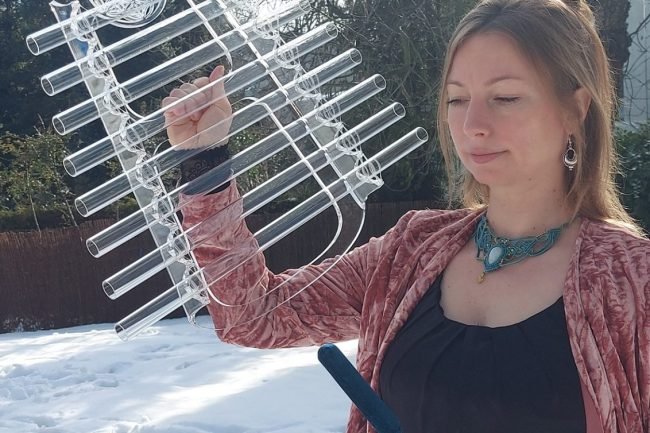 Sound healing instruments for sound bath - Crystal Harp by Sacred Forest