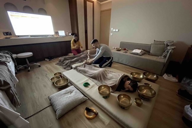Sound Healing Training Seminar with Tibetan Singing Bowls in Greece