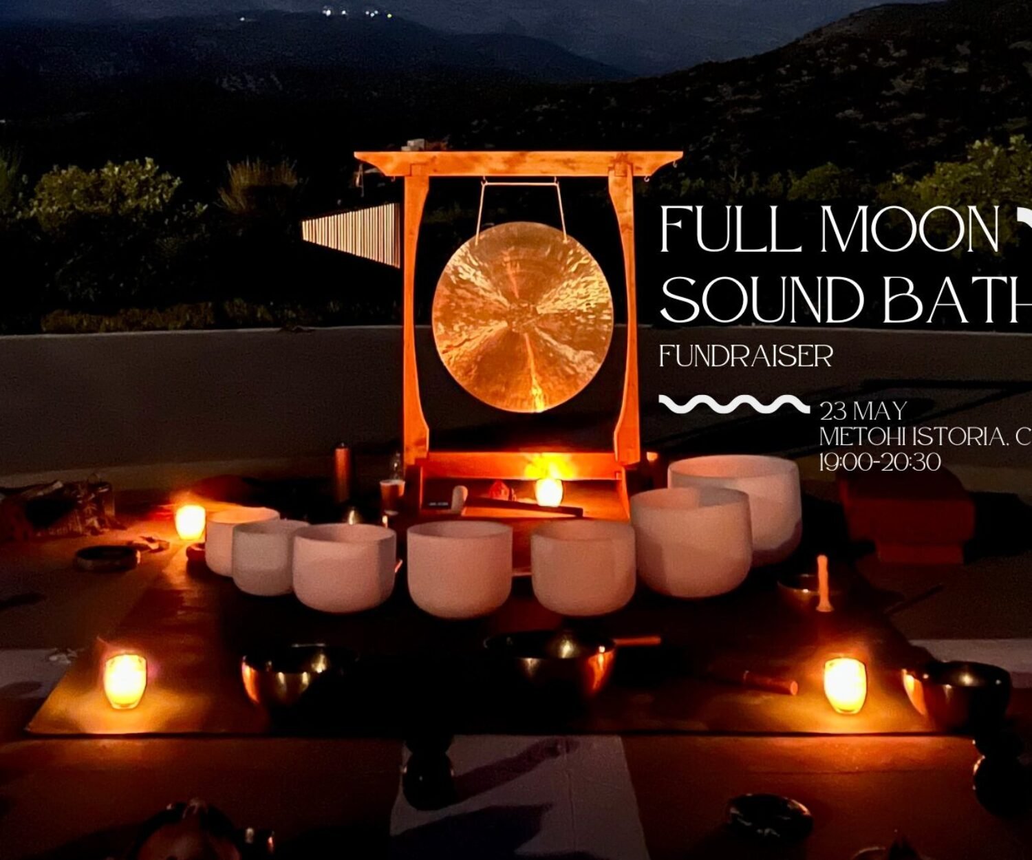 Full Moon Sound Bath στο Μετόχι Ιστόρια, Χανιά - 23 Μαΐου
