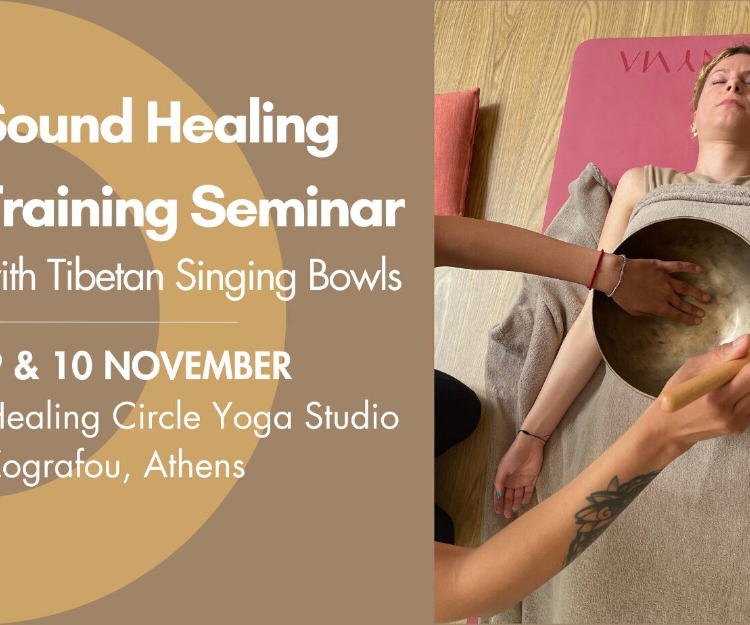 Sound Healing with Tibetan Singing Bowls in Athens - Level 1 - 9&10 November 2024