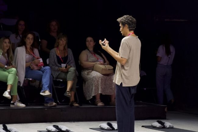 Sound therapist Manolis Zografakis - sound healing workshop at TEDxAthens 2024