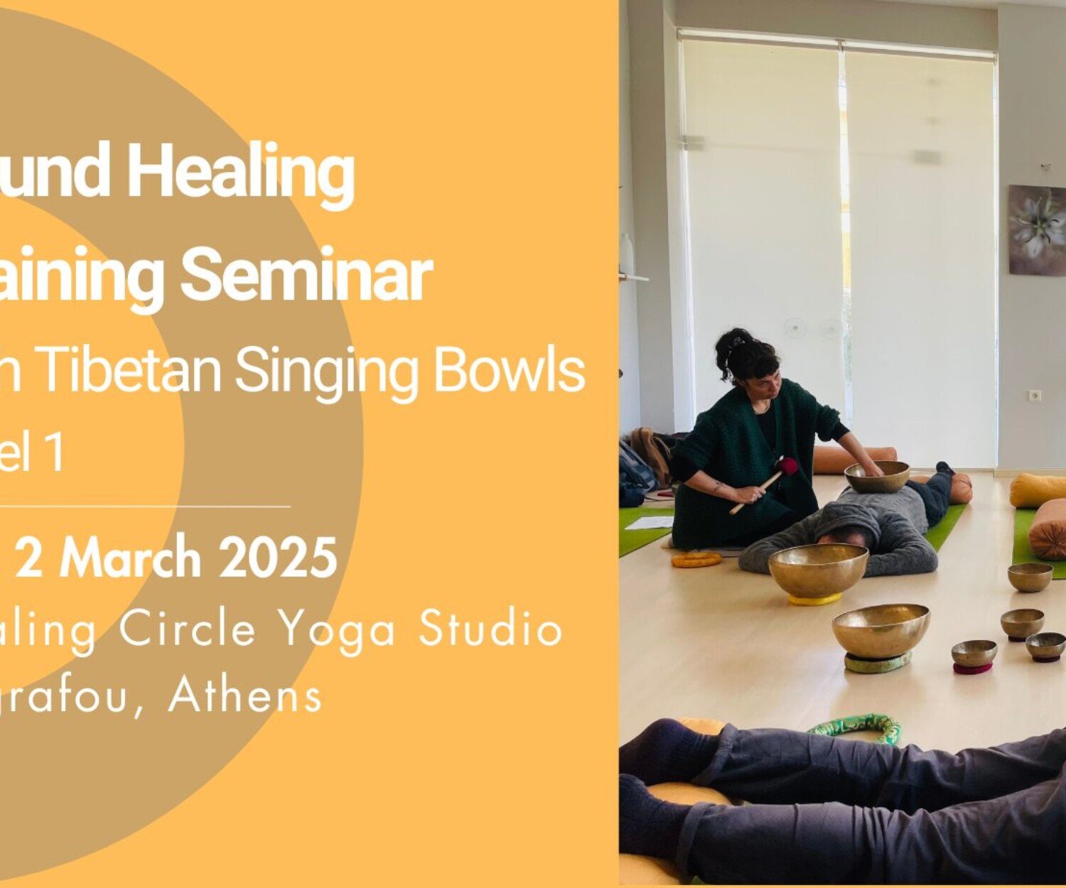 Sound Healing Training Seminar 1-2 March 2025 Athens
