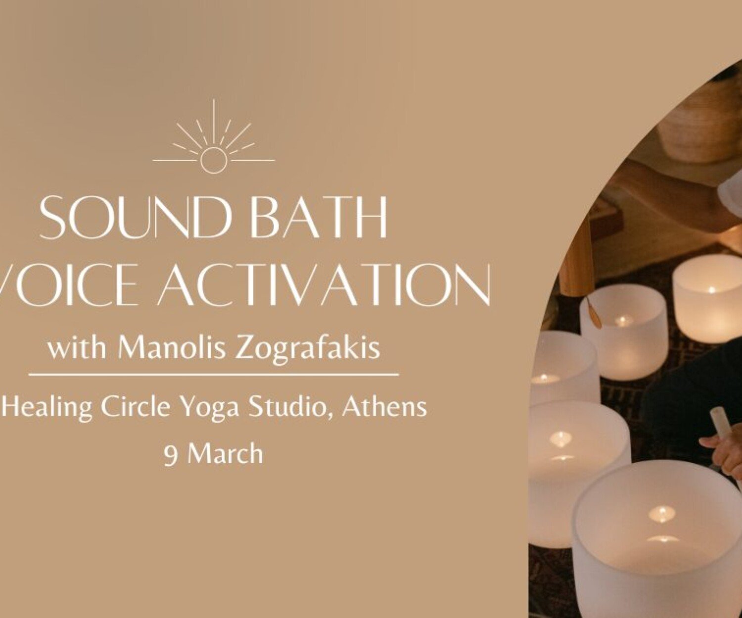 Sound Bath & Voice Activation - Athens - 9 March