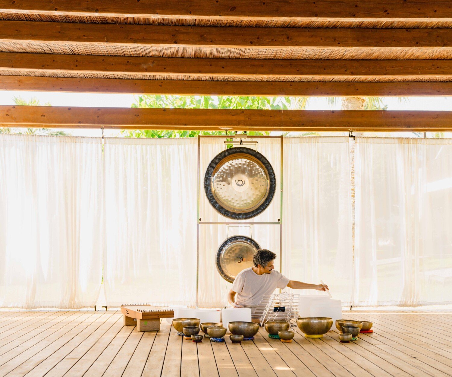 Sound Healing Experience by Manolis Zografakis at Phaea Cretan Malia, Crete