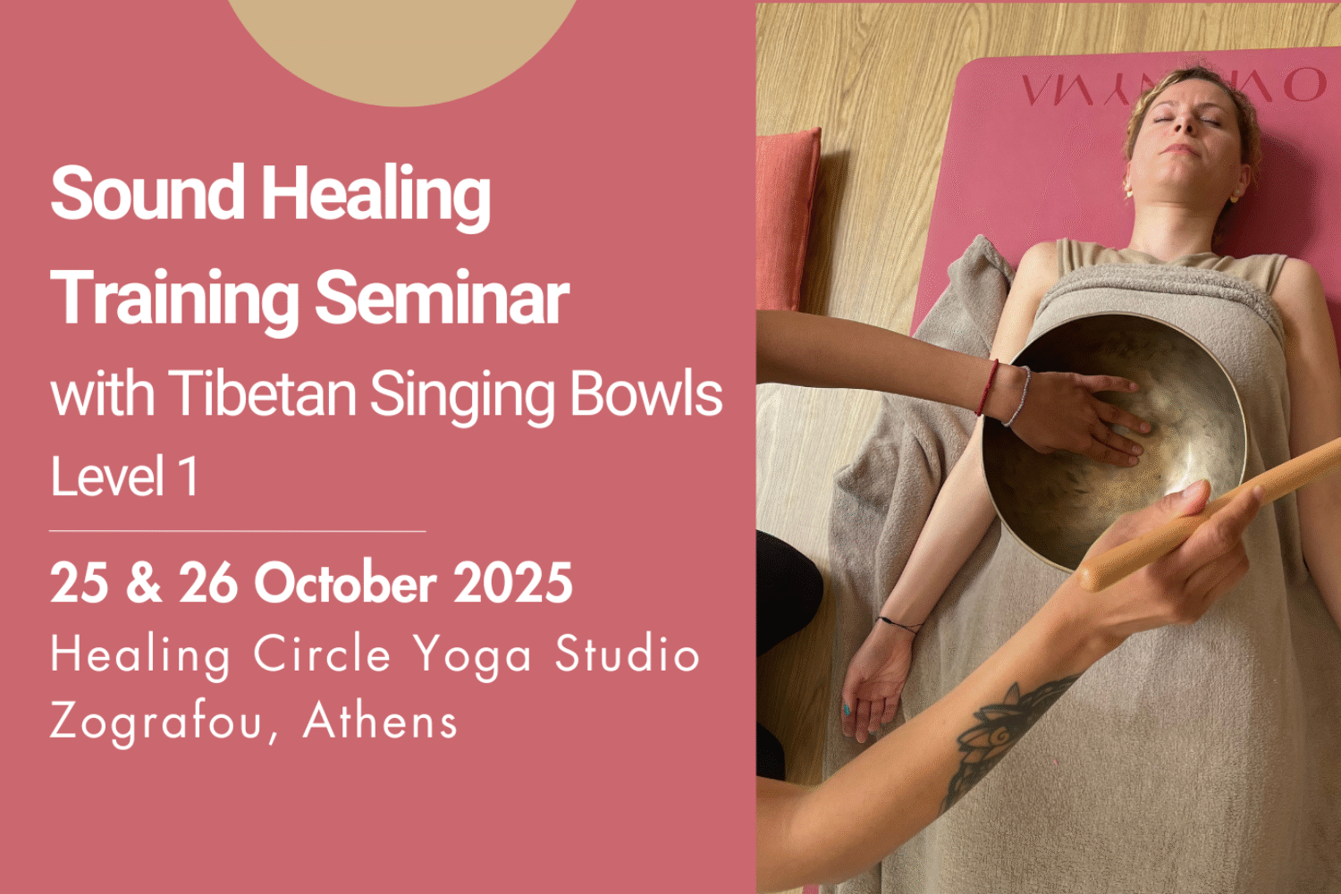 Sound Healing with Tibetan Singing Bowls in Athens - Level 1 - 25 & 26 October 2025