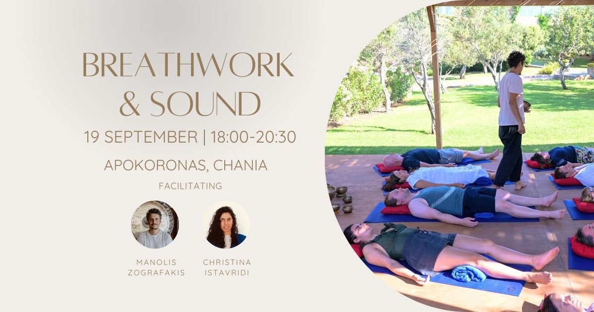 Breathwork & Sound Healing - Apokoronas, Chania - 19 September