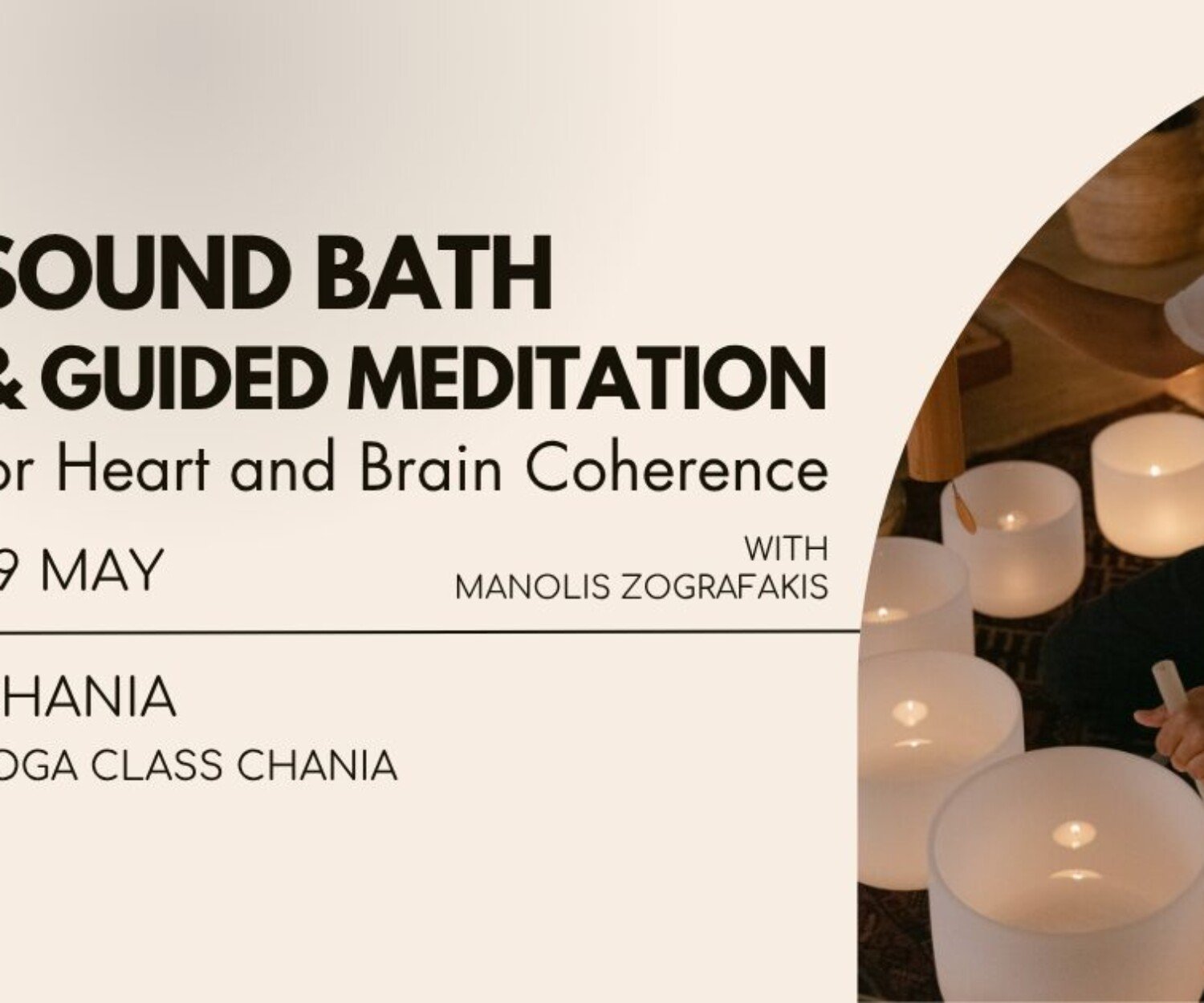Sound Bath & Guided Meditation for Heart-Brain Coherence - 29 May - Chania