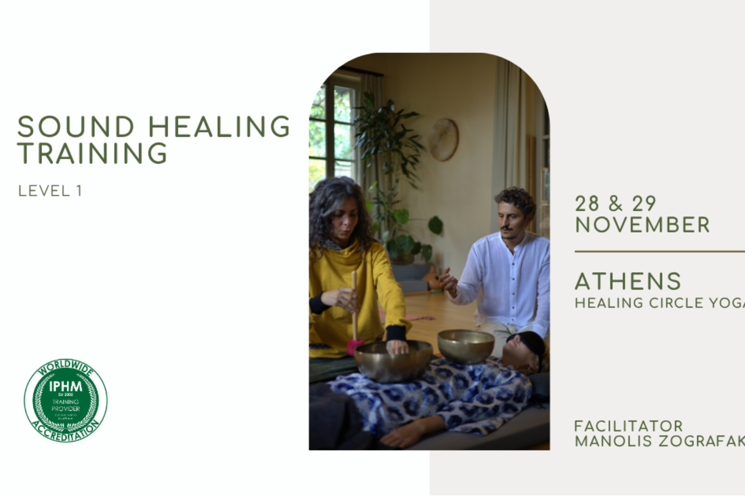 Sound Healing Training - Level 1 - November 28 & 29 - Athens