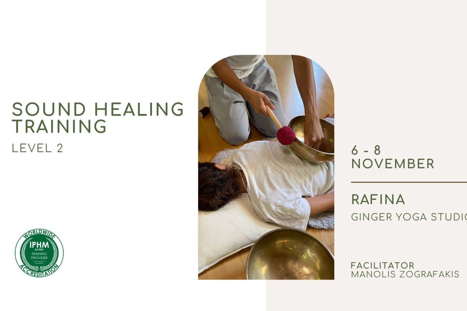 Sound Healing Training Seminar - Level 2 - Athens - 7-8 November 2026