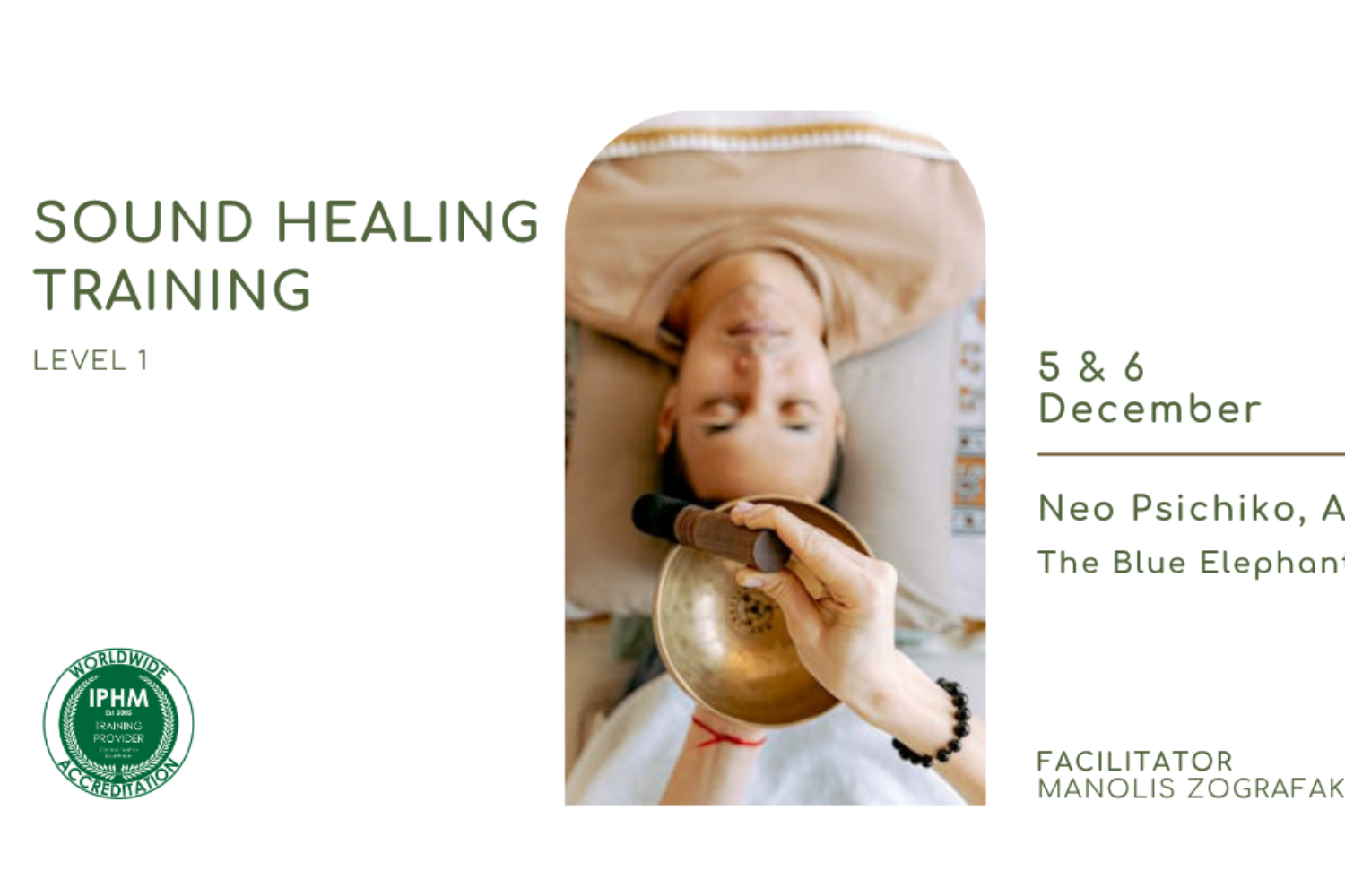 Sound Healing Training - Level 1 - December 5 & 6 - Neo Psichiko, Athens